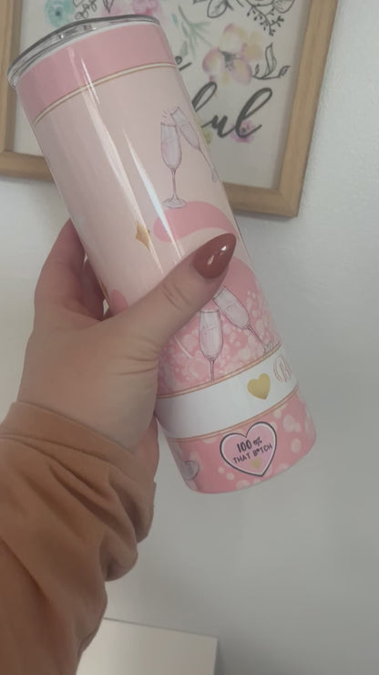 Bad B*tch 20oz Tumbler - Perfect for Your Drinks - Cup, Drinkware